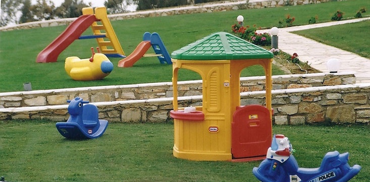 Outdoor plastic toys for rental