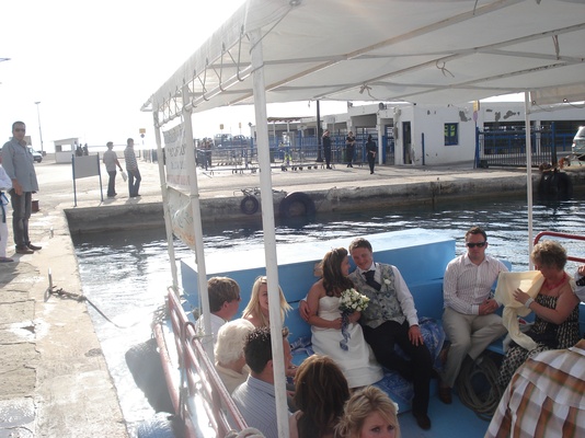 Special Boat trip for the bride