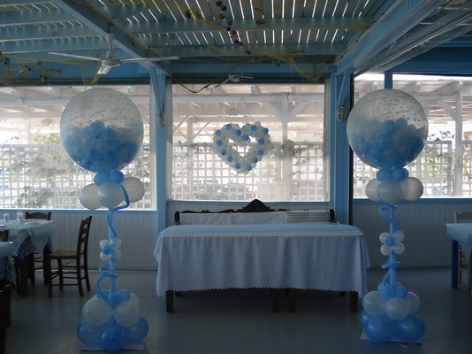 Balloon Fantasy wedding event decoration Paros Greece