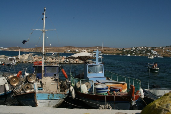 Located by the Parikia marina