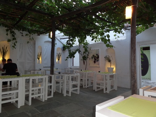 Levantis restaurant is located in the heart of the old town of Parikia.