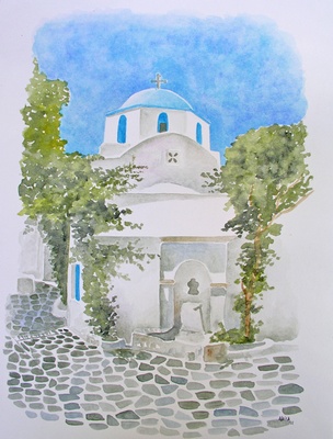 Church in Paroikia, Paros