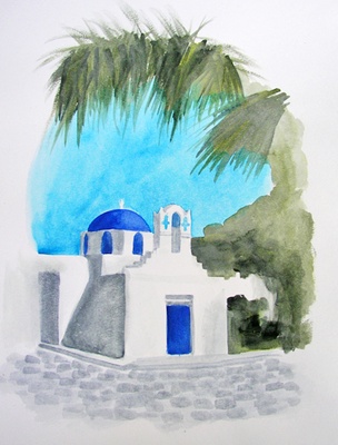 Church in Paroikia, Paros